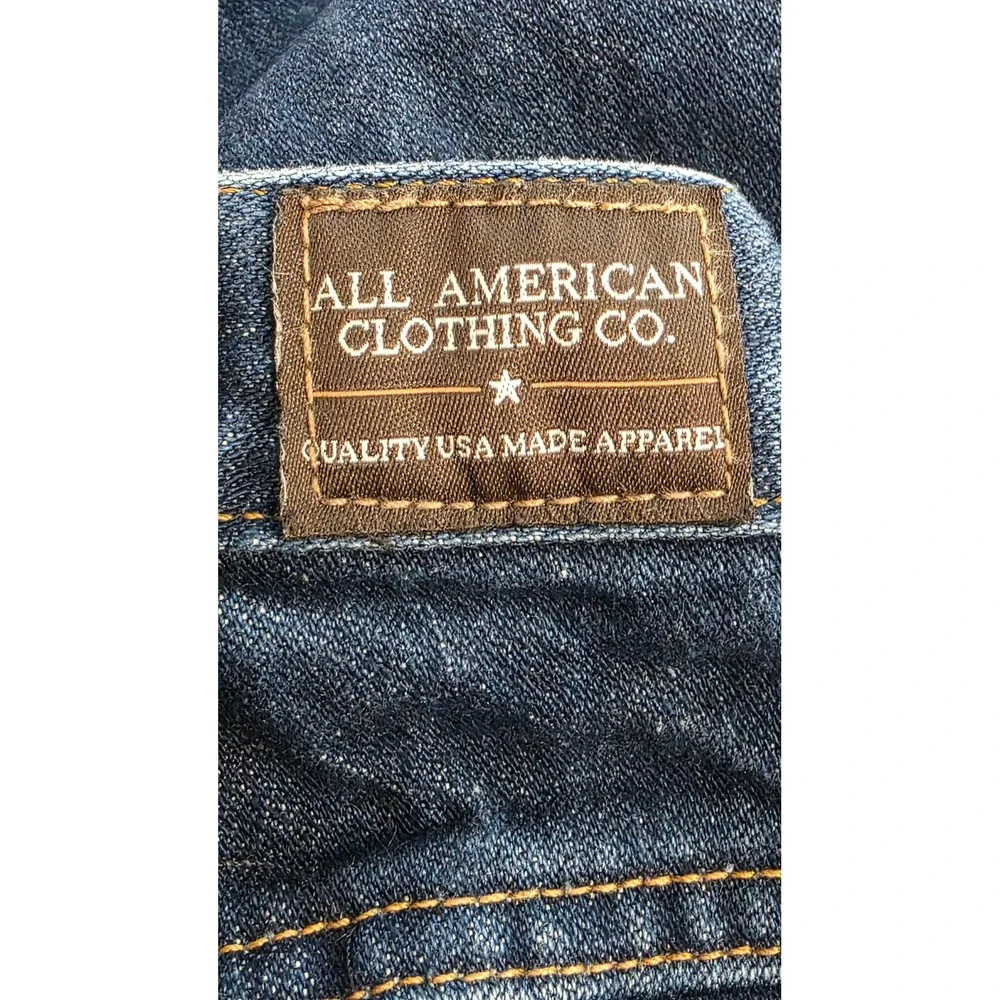 All American Clothing Co‎ Men's Dark Wash Straight Leg Jeans 31x32